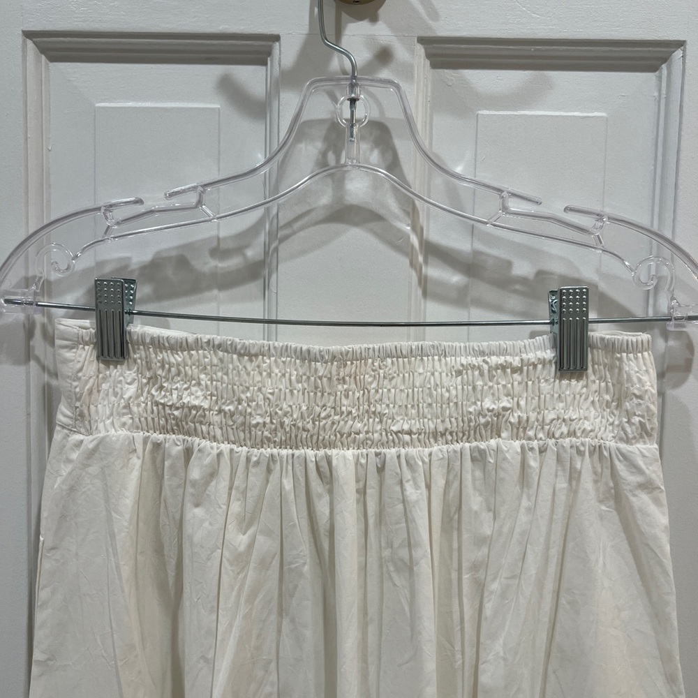 Marea by Liz Joy Two Piece Set White Cotton Maxi Skirt & Top Women’s Size S - Picture 10 of 15